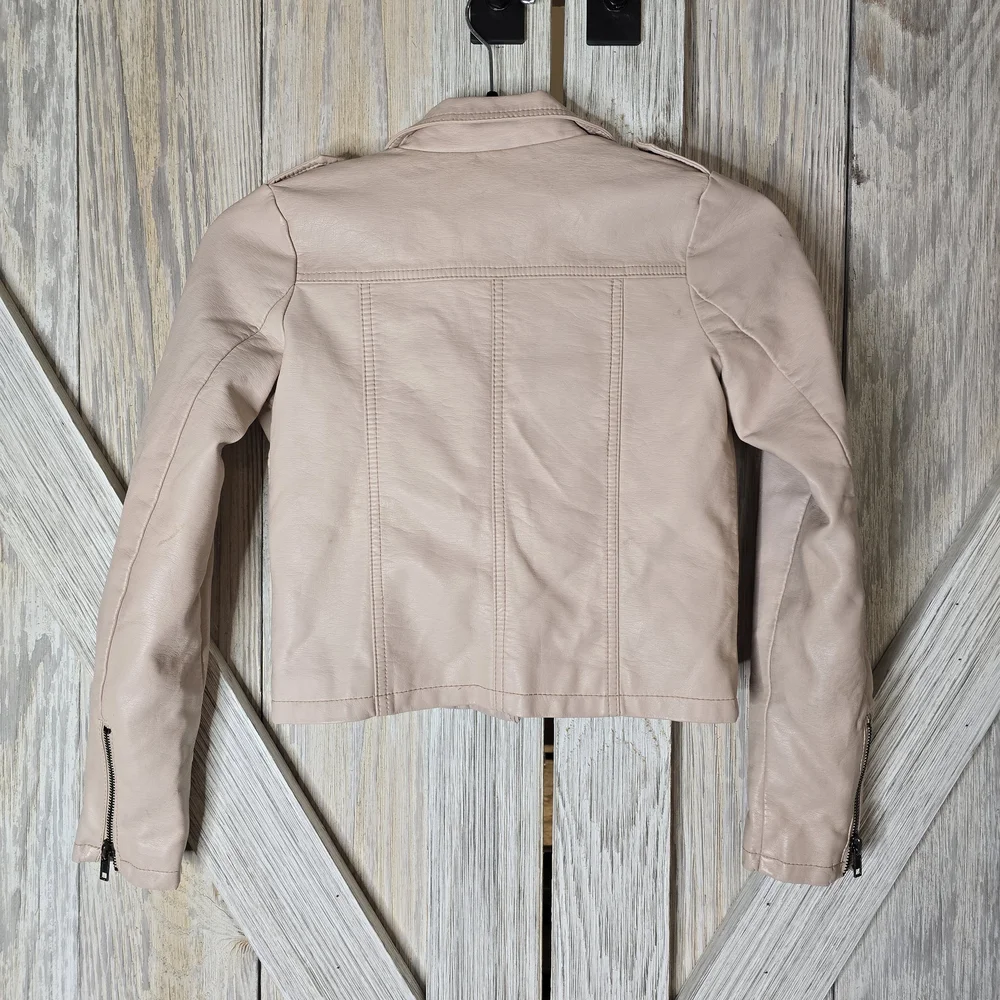 Girl Pink Moto Jacket - Picture 2 of 6